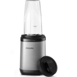 Blender Philips HR2764/00 Seria 5000, 800 W, Tehnologia si lame ProBlend Plus, Lame detasabile, Pahar de 700 ml cu capac, Design compact, negru/argintiu