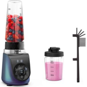 Blender Tefal Blend Up BL19H4F0, 1000W, recipiente portabile de 400 ml / 700 ml, 8 programe automate, 6 lame Powelix detasabile, functie auto curatare / Pulse / zdrobire gheata,...