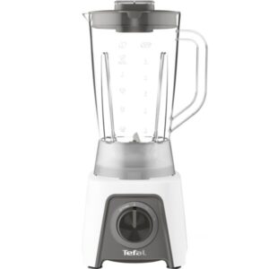 Blender Tefal Blendeo+ BL2C0130, 450W, 1.25L, 2 viteze, functie Pulse, maruntire gheata, 4 lame detasabile, alb