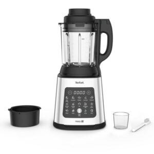 Blender Tefal PerfectMix Cook BL83SD30, 1400W, capacitate 1.75L, viteza variabila, 10 programe pentru retete calde si reci, functie de gatire la aburi, functie de maruntire a...