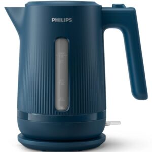 Fierbator Philips HD9411/70 seria 3000, 2200 W, capacitate de 1.7L, indicator pornit/oprit, indicator al nivelului apei cu fereastra usor de citit, protectie impotriva...
