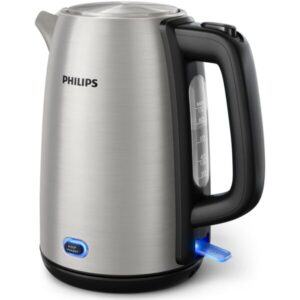 Fierbator Philips solar 2000W finisaj metalic inox 1.7l, capac cu arc, mentine la cald