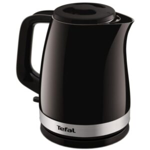Fierbator Tefal Delfini Plus KO150F, 2400 W, 1.5 l, oprire automata, filtru anti-calcar, baza 360°, negru