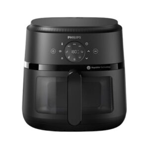 Friteuza cu aer cald Philips Airfryer Seria 2000 NA230/00, Compact Digital, 1700 W, capacitate 6.2 l / 0,8 kg, afisaj digital, fereastra, 13-in-1 functii de gatire, 9 programe...
