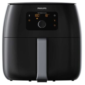 Friteuza cu aer cald Philips Airfryer XXL HD9650/90, capacitate 7.3 L, tehnologie Twin TurboStar, Tehnologie Rapid Air, QuickClean, display digital, Afisaj digital cu 5 programe...