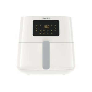 Friteuza cu aer cald Philips, Essential XL HD9270/00, 6.2l, 2000 W, programe de gatire, setarea temperaturii si a timpului, cu afisaj, alb