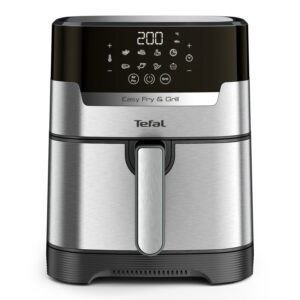 Friteuza cu aer cald Tefal Easy Fry&Grill 2in1 EY505D15, 1400W, 4.2L, temperatura ajustabila, 8 programe, functie grill cu gratar incorporat, functie pentru deshidratare,...
