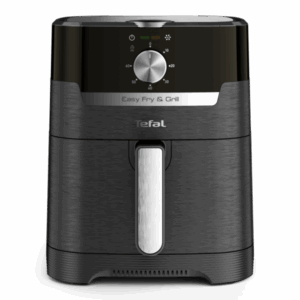 Friteuza cu aer cald Tefal Easy Fry & Grill EY501815, 1400W, functie grill, temperatura ajustabila, capacitate 4.2 l, negru/ argintiu