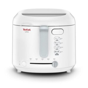 Friteuza Tefal Uno FF203130, 1350W, 1.8L, termostat reglabil 150 - 190°C , 4 persoane, monitorizare usoara, alb