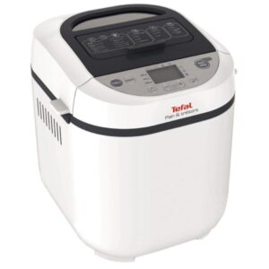 Masina de paine Tefal Pain et Tresors PF250135, 700 W, 1000 g, 3 setari, 20 programe, 28 de retete, Timer, Alb/Negru