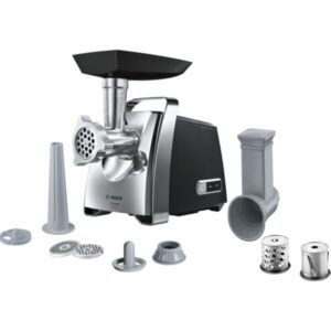 Masina de tocat carne Bosch MFW67440, 2000 W, 3.5 Kg/min, Negru/Argintiu