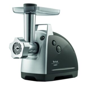 Masina de tocat carne Tefal HV8 Plus 9 în 1 NE688837, 2200W, 3 site, capacitate procesare 4.5KG, functie reverse, negru/argintiu